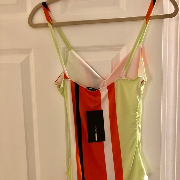 Fashion Nova Striped Bodysuit—Never worn, with tag - Picture 3 of 3